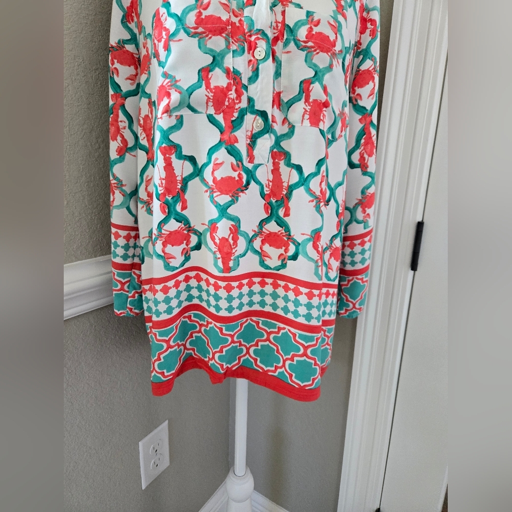 Ruby Rd. Lobster Shirt, Large - Picture 2 of 12